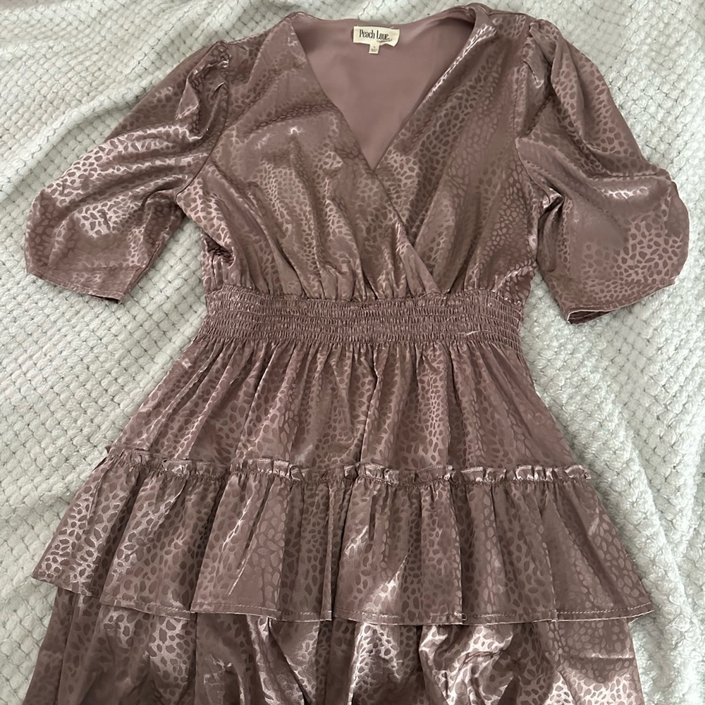 Pink Lily Dusty Rose Dress